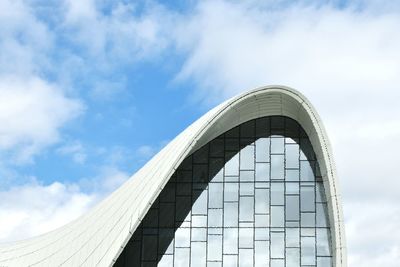 Low angle view of building against sky