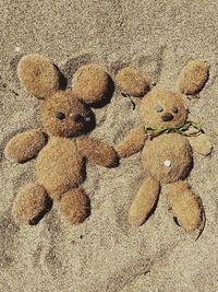 Close-up of sand on beach