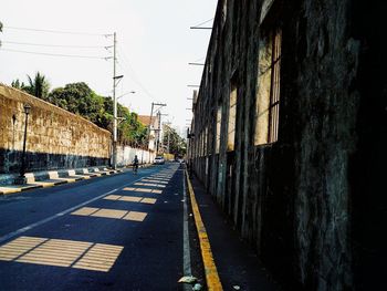 View of city street