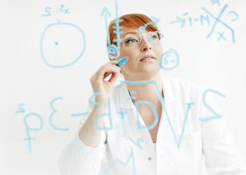 Female scientist working in laboratory