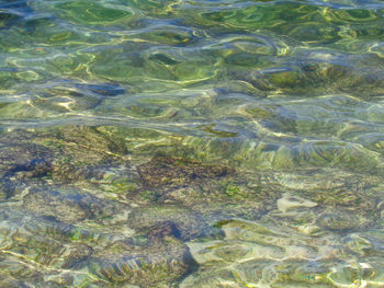 Full frame shot of sea water