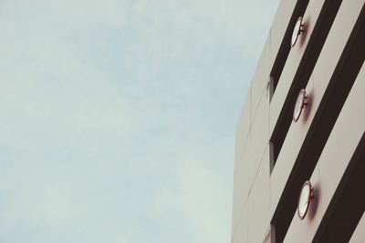 Low angle view of building against sky