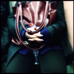 Close-up of holding hands