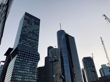 Frankfurt am main skyline glas construction 