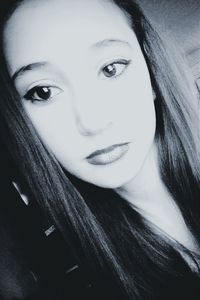 Close-up of young woman