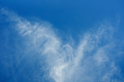 Low angle view of clouds in sky