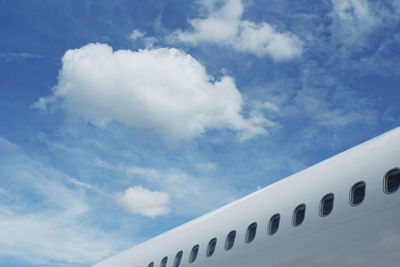 Low angle view of cloudy sky