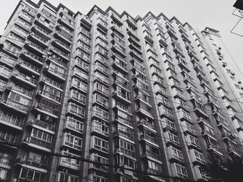 Low angle view of buildings against sky