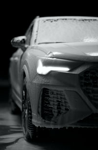 Close-up of vintage car