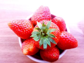 Close-up of strawberries