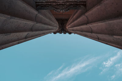 Low angle view of building against sky