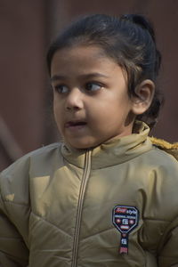 Portrait of cute girl