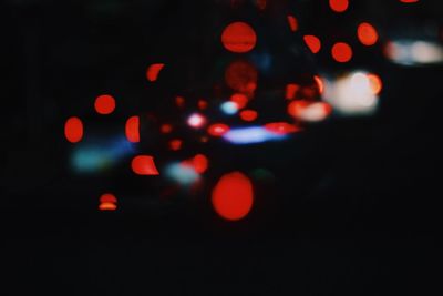 Defocused image of lights at night