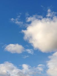 Low angle view of clouds in sky