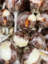 Full frame shot of food for sale at market stall