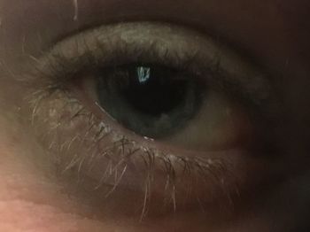 Extreme close up of human eye