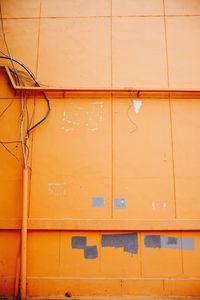 Full frame shot of yellow wall