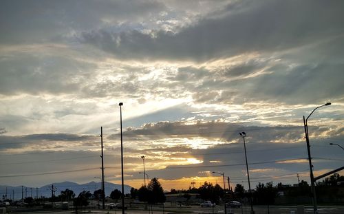 Scenic view of sky at sunset