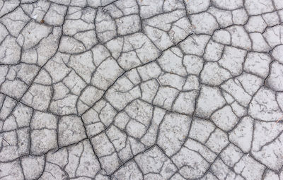 Full frame shot of cracked land