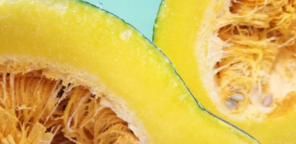 Close-up of lemon on table