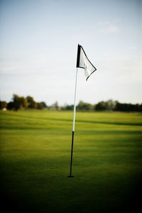 Flag in golf course