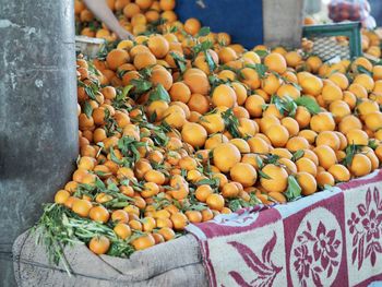 Fruits for sale at market stall