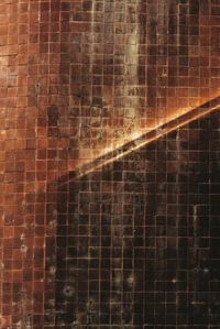 Shadow of brick wall