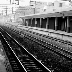 Railroad station platform