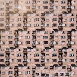 Full frame shot of residential building