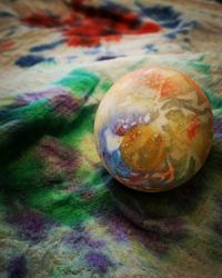 Close-up of multi colored object
