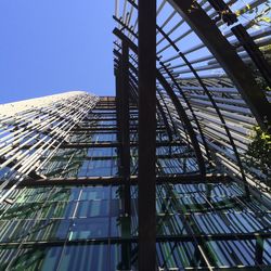 Low angle view of modern building