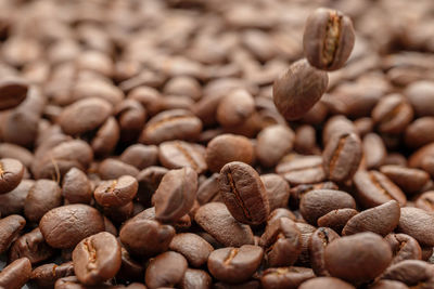 Full frame shot of coffee beans