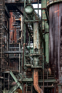 Interior of abandoned factory