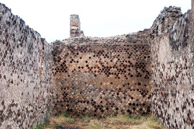 View of old ruin building