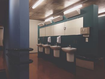 Close-up of illuminated street light