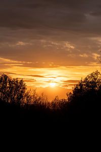 Scenic view of sunset