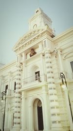 Low angle view of church