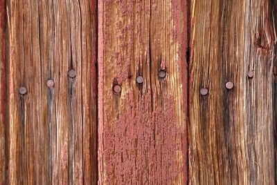 Full frame shot of rusty wood