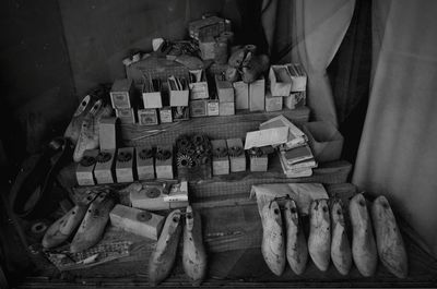 large group of objects