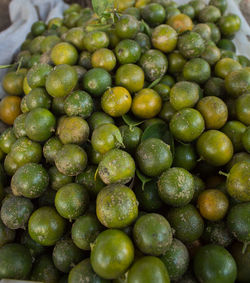 Full frame shot of fruits in market