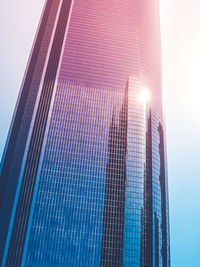 Low angle view of modern office building