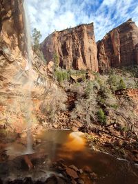 Emerald falls ,zion park