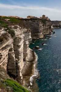 Rock formations at seaside