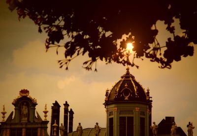 Low angle view of a temple