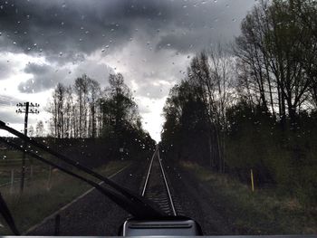 Road passing through landscape