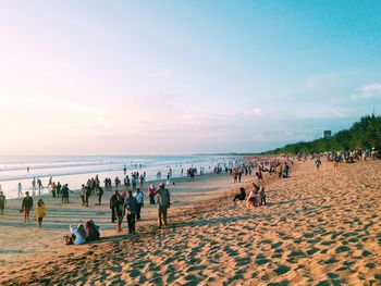 People at beach