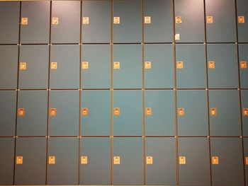 Full frame shot of lockers