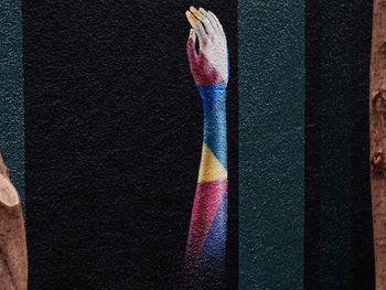 Close-up of multi colored pencils