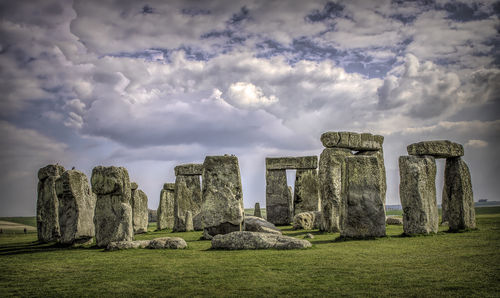 Stonehenge in wiltshire , united kingdom.