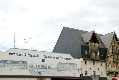 Low angle view of building against sky